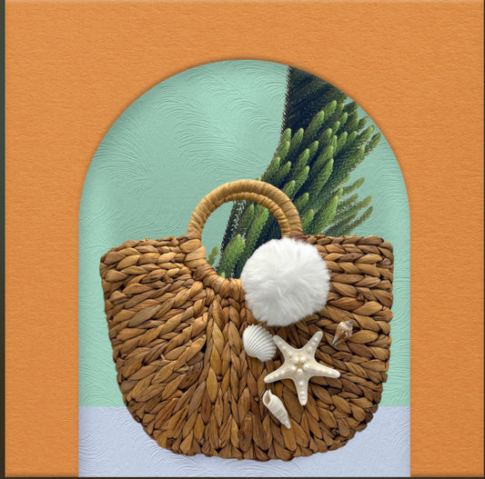 Straw bag